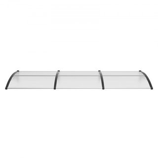 Tenda da Sole per Porta Finestra, Tenda da Esterno 96,5 x 297,5 cm, Telo Ombreggiante PC UF50+, Tenda da Giardino, Ombreggiante Trasparente, Impermeabile, Protezione da Sole, UV, Pioggia, Neve
