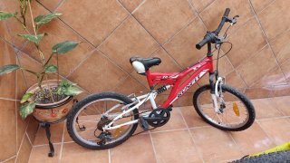 Bicicleta Montaña Roja 20