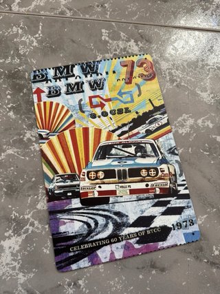 Chapa metalica de BMW 73 3.0 CSL BTCC 1973