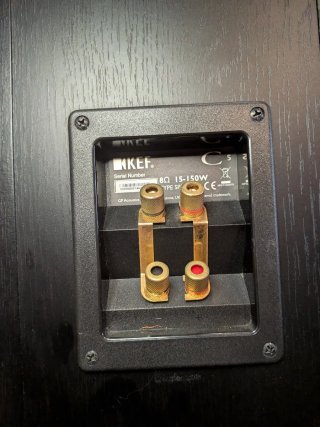 Altavoces Torre KEF C-5 Hi-Fi Negros