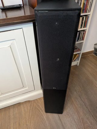 Altavoces Torre KEF C-5 Hi-Fi Negros