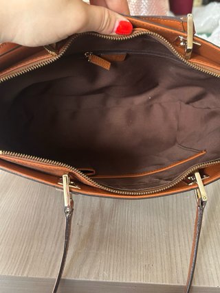 Borsa Gucci in pelle marrone monogram