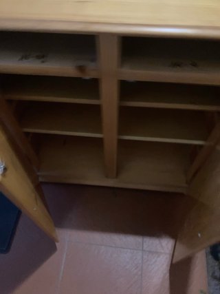 Armario taquillon recibidor de madera de pino