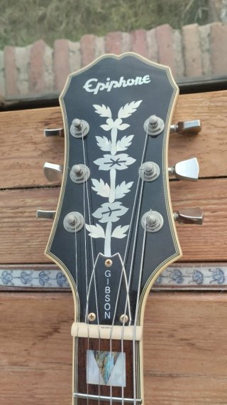 Guitarra Eléctrica Sheraton ZURDA Antigua