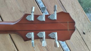 Guitarra Eléctrica Sheraton ZURDA Antigua