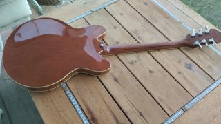 Guitarra Eléctrica Sheraton ZURDA Antigua