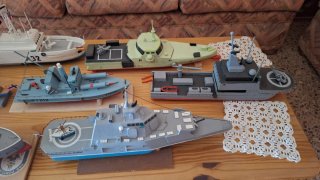 Maquetas Barcos Militares