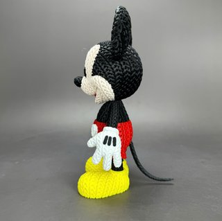 Figuras crochet Mickey y Minnie Mouse