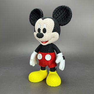 Figuras crochet Mickey y Minnie Mouse