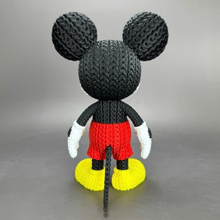 Figuras crochet Mickey y Minnie Mouse