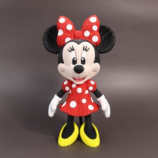 Figuras crochet Mickey y Minnie Mouse