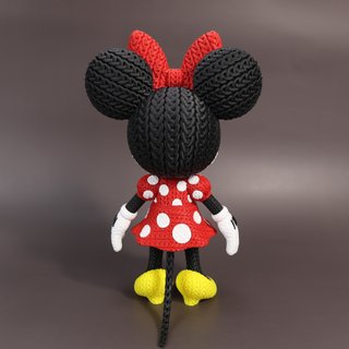 Figuras crochet Mickey y Minnie Mouse