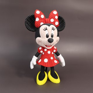 Figuras crochet Mickey y Minnie Mouse