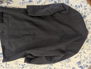 Abrigo Mango Gris Talla L Hombre