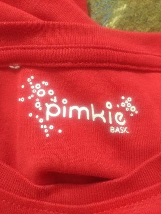 T-shirt Pimkie bambina rossa taglia M
