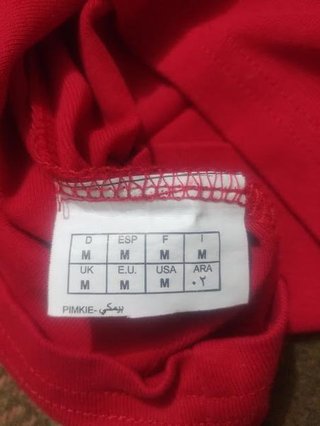 T-shirt Pimkie bambina rossa taglia M