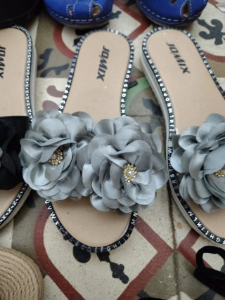 Chanclas Jomix Negras y Azules Nr 37/37/36/34