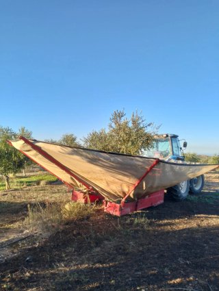 Paraguas recolector aceitunas/almendras