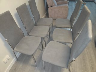 Juego 6 sillas salón comedor