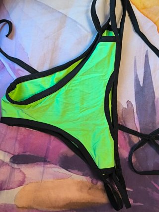 Bikini Calzedonia verde neón