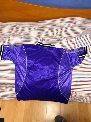 Camiseta Real Madrid Kelme Morada Retro