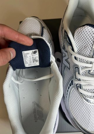 New Balance 740 Plata y Blanco / 43 / Nuevas