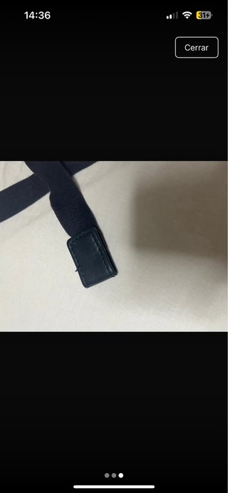 Cinturón negro elastico