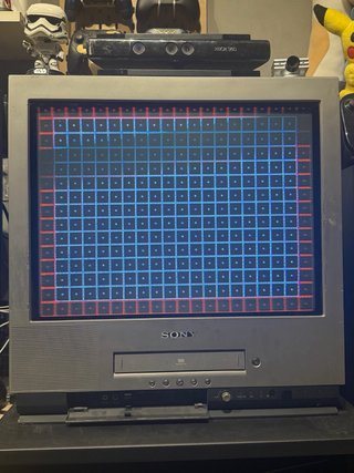 Sony Trinitron 21 TV con VHS