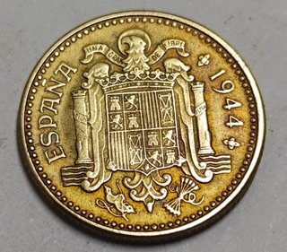 Moneda 1 Peseta 1944 Franco estado Excelente