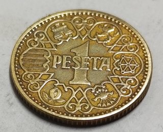 Moneda 1 Peseta 1944 Franco estado Excelente