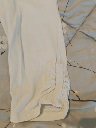 Mallas niña blancas y azul marino