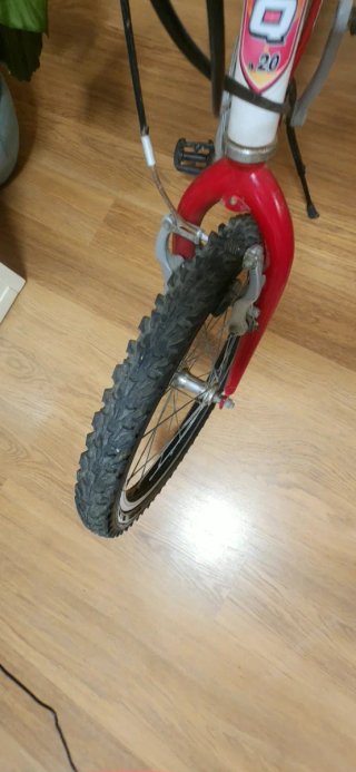 Bicicleta Infantil Roja y Blanca