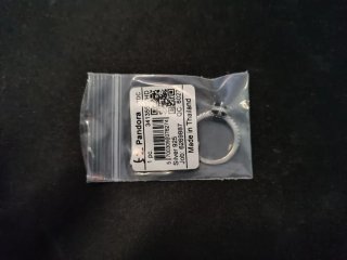Anillo Pandora Original Corazón Negro Elevado
