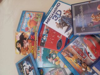 Lote Películas infantiles Blu-ray 3D y DVD Disney