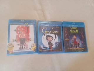 Lote Películas infantiles Blu-ray 3D y DVD Disney