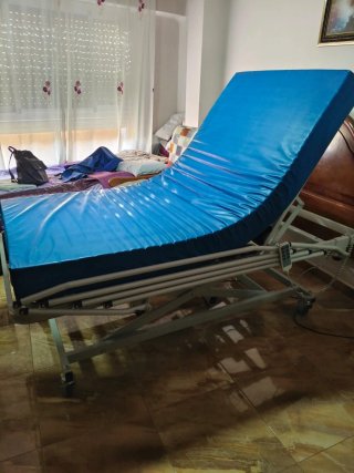 Cama articulada hospitalaria