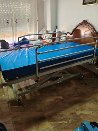 Cama articulada hospitalaria