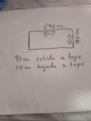 Cama articulada hospitalaria