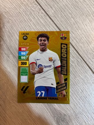 Carta Lamine Yamal Balón de Oro Adrenalyn XL
