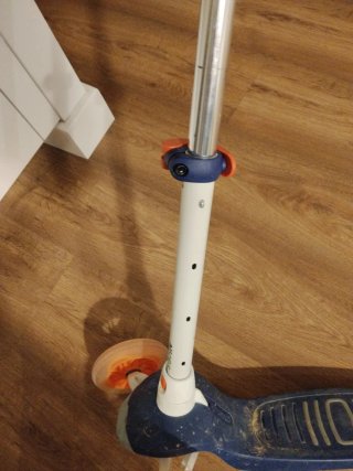 Patinete 3 ruedas infantil naranja y azul