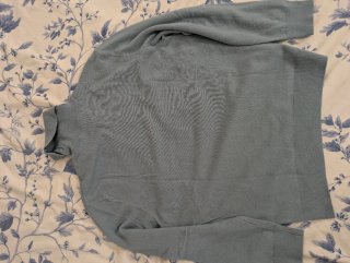 Jersey Zara Celeste Cuello Alto Talla L