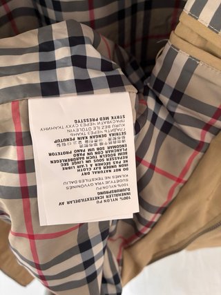 Chaqueta Burberry Beige Hombre