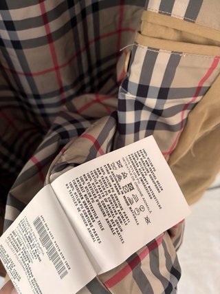Chaqueta Burberry Beige Hombre