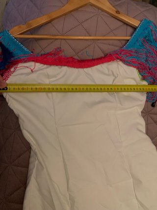 Vestido Flamenco Flecos Multicolor Talla Única