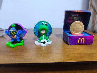 Muñecos y Monedas Mario McDonald's