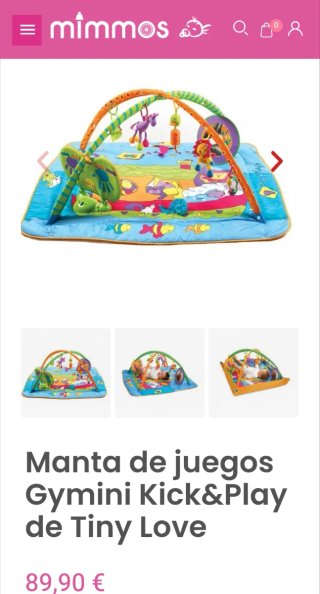 Manta de juegos para bebé con arco y música
