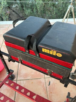 Banco de pesca Milo con accesorios