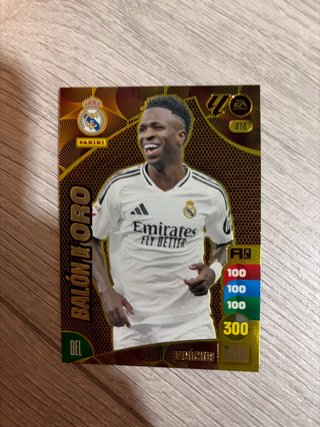 Carta Vinicius Balón de Oro Adrenalyn XL 24-25