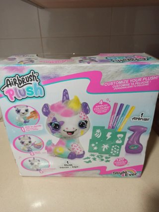 Peluche Unicornio Airbrush Plush