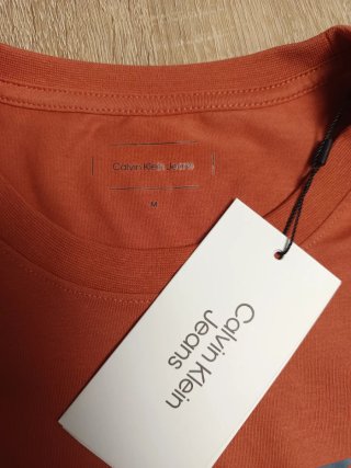 Camiseta Calvin Klein Jeans Naranja Talla M